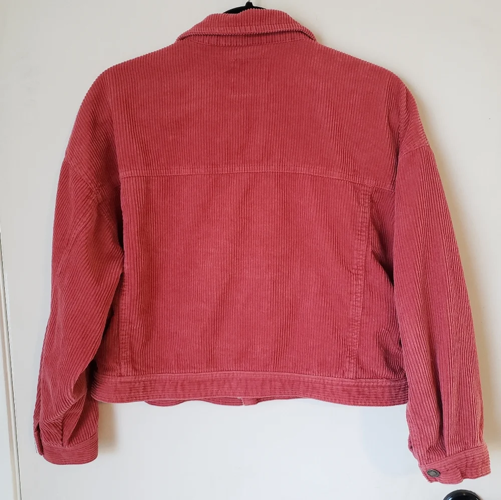Croped Corduroy Jacket - Picture 3 of 4